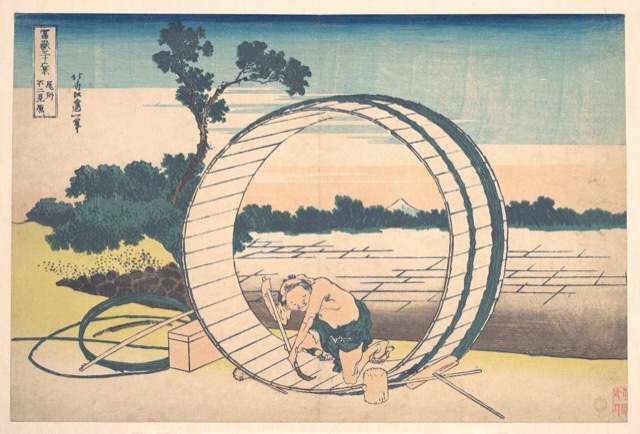 尾州不二見原（葛飾北齋）