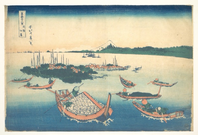 武陽佃嶌（葛飾北齋）