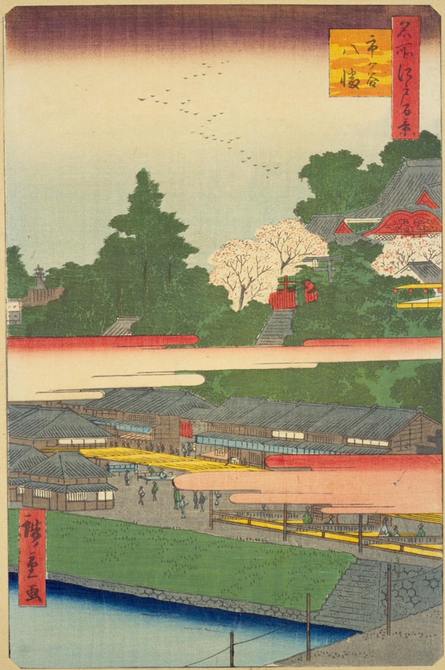 市ヶ谷八幡（歌川廣重）
