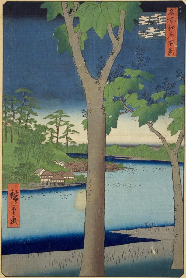 赤坂桐畑（歌川廣重）