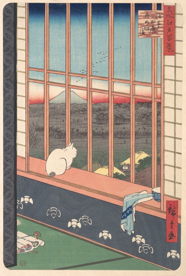 浅草田甫酉の町詣（歌川廣重）