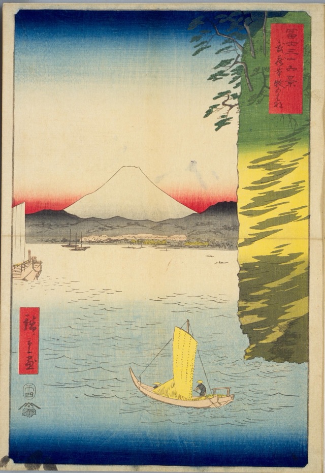 武蔵本牧のはな（歌川廣重）