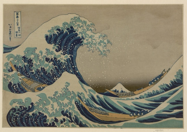神奈川沖浪裏(葛飾北齋)