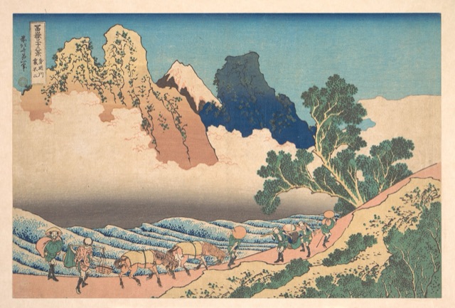 身延川裏不二(葛飾北齋)
