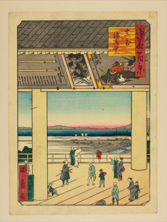 生玉絵馬堂（歌川國員）