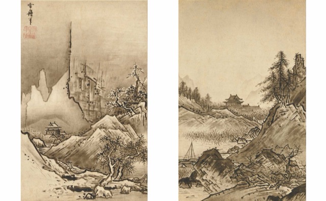 秋冬山水図（雪舟）