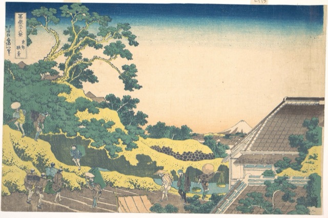 東都駿台（葛飾北齋）